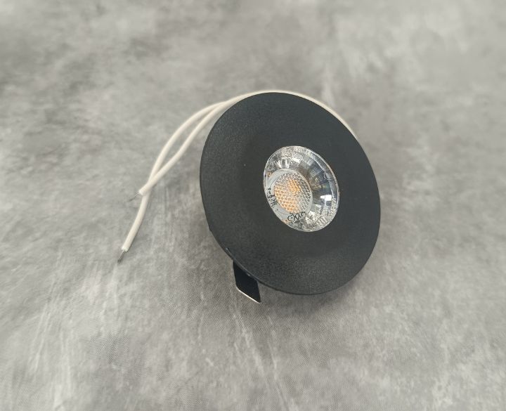 Sigtron LED 2W Concealed COB Light Round Black Body-1